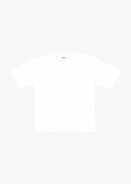 White oversized organic cotton t-shirt