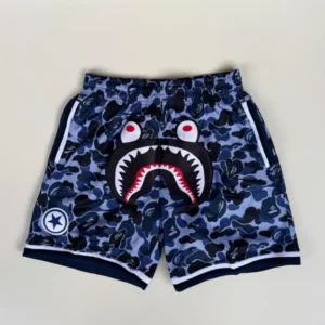 Dark Blue jersey Streetwear, Mesh Short, Unisex shorts, Mens shorts