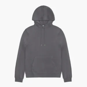 Lava grey organic cotton hoodie