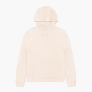 Beige organic cotton hoodie